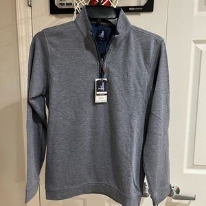 NWT Johnnie O Boys 3/4 zip cotton long sleeve shirt. Soft fabric. Size 14